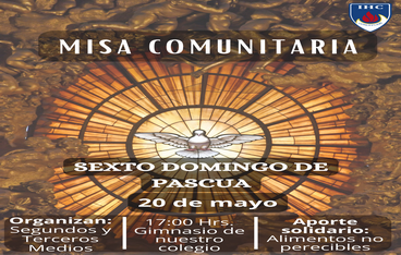 Misa Comunitaria, sábado 20 de mayo 2023